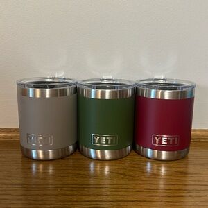 Yeti Lowball 10oz Tumbler Bundle of 3